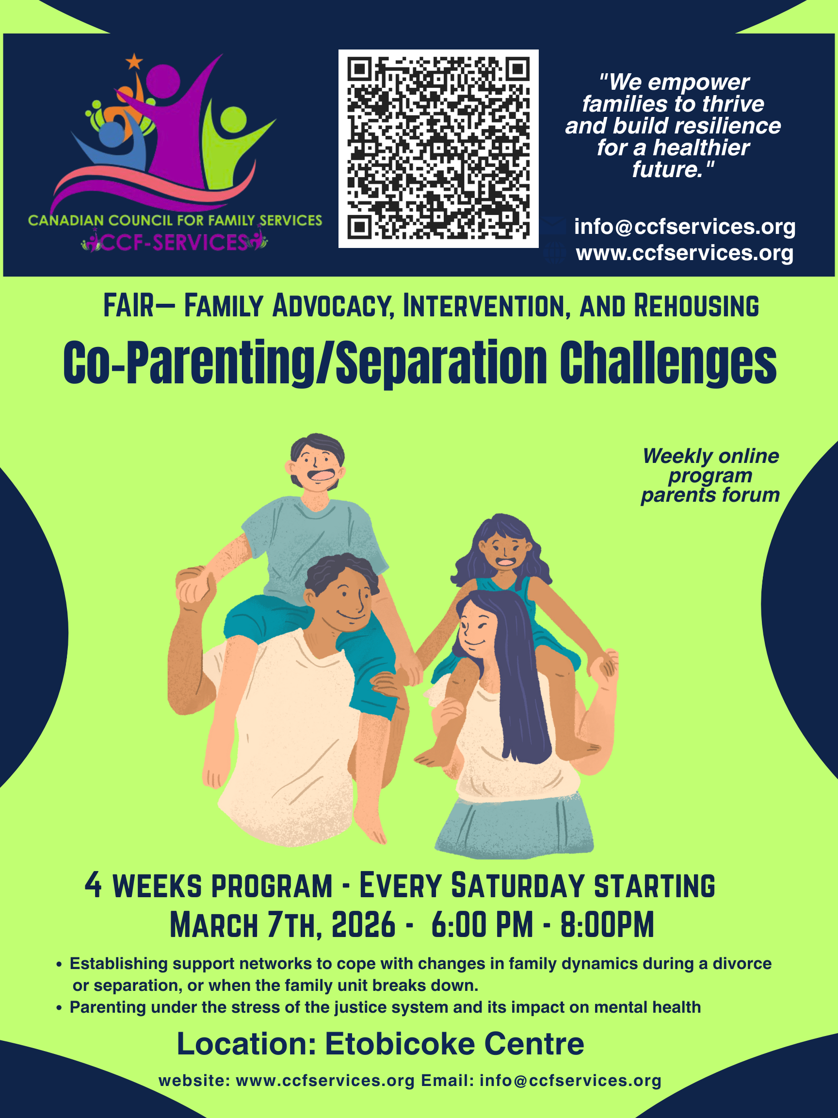 FAIR Program – Family  & Co-Parenting/Separation Challenges